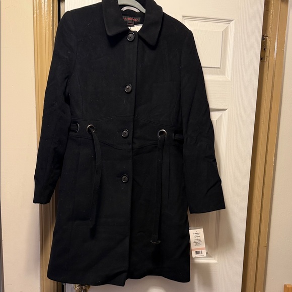 Via Spiga Jackets & Blazers - Via Spiga Black Trench Coat